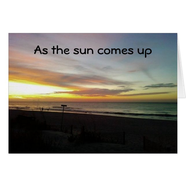 SUNRISE FOTO-AS DE ZON KOMT OP MIJN GEEST (Voorkant Horizontaal)