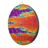 Sunrise Fractal Dart Board Dartbord (Voorkant Rechts)