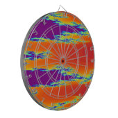 Sunrise Fractal Dart Board Dartbord (Voorkant Links)