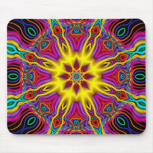 Sunrise Fractal Muismat (Voorkant)