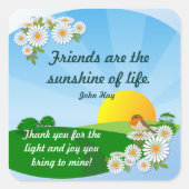 Sunrise ~ Friendship Sticker (Voorkant)