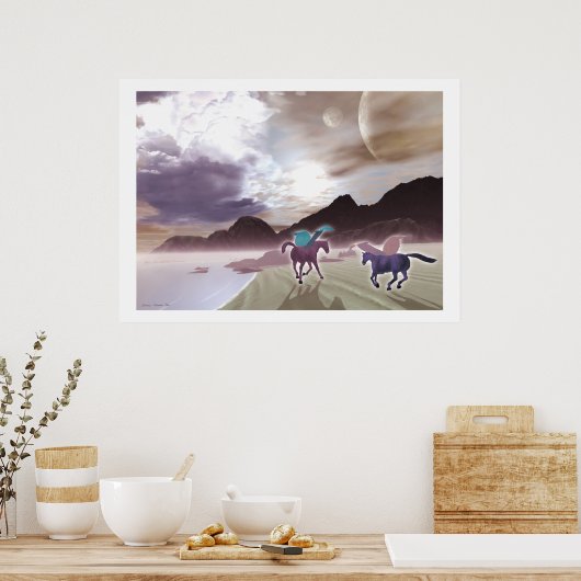 Sunrise Frolic Poster (Keuken)