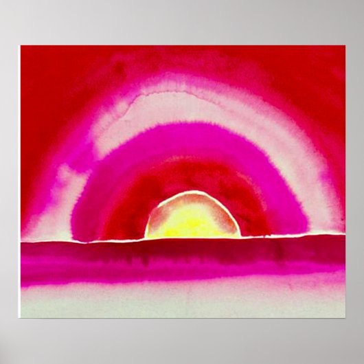 Sunrise Georgia O'Keeffe Poster (Voorkant)