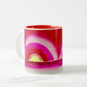 Sunrise Georgia O'Keeffe Tweekleurige Koffiemok (Voorkant links)