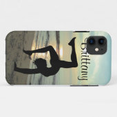 SUNRISE GEPERSONALISEERDE GYMNASTIEK IPHONE CASE (Achterkant (horizontaal))