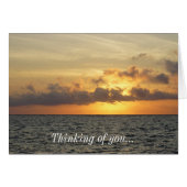 Sunrise Glory, die je aan het denken zet (Voorkant Horizontaal)