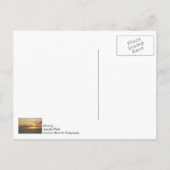 Sunrise Glory Folly Beach Briefkaart (Achterkant)