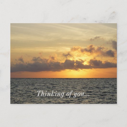 Sunrise Glory Folly Beach Briefkaart (Voorkant)