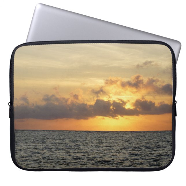 Sunrise Glory Folly Beach Laptop Sleeve (Voorkant)