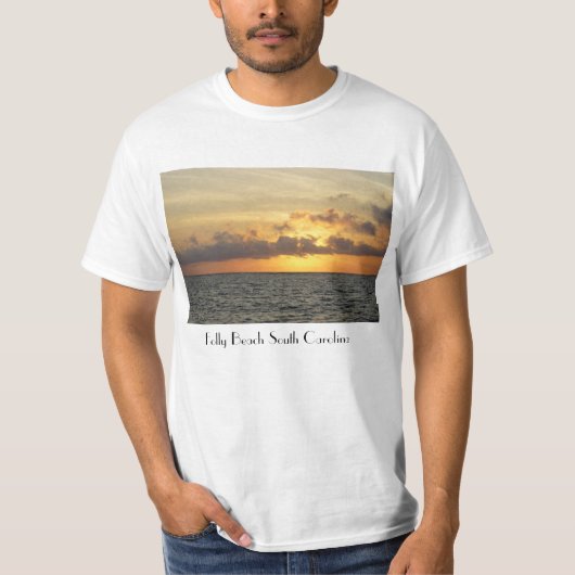 Sunrise Glory Folly Beach T-Shirt (Voorkant)