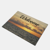 Sunrise Glory Folly Beach Welcome Doormat Deurmat (Schuin)