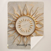 "Sunrise Glory" Sherpa Deken (Voorkant)