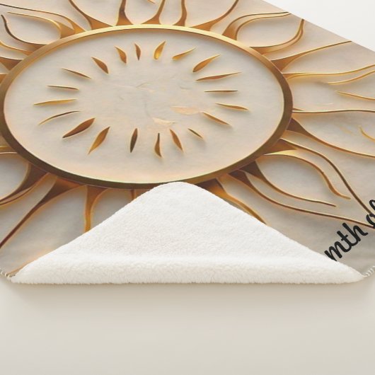 "Sunrise Glory" Sherpa Deken (3/4)