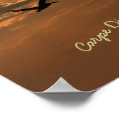 Sunrise Gold Photo Carpe Diem Ocean Poster (Hoek)