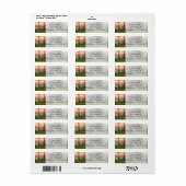 Sunrise Golfer Etiket (Full Sheet)