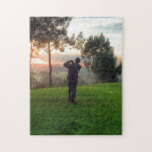 Sunrise Golfer Legpuzzel (Verticaal)