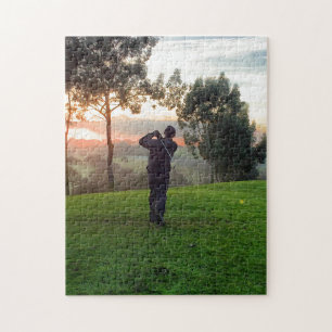 Sunrise Golfer Legpuzzel