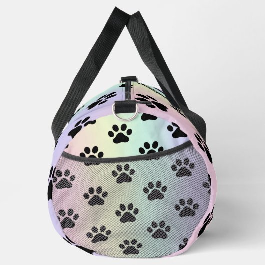 Sunrise Gradient Paw Print Pet Bag Plunjezak (Rechts)