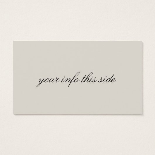 Sunrise Greeting Thunder_Cove Visitekaartje (Achterkant)