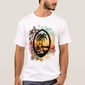Sunrise Guam Seal T-shirt (Voorkant)