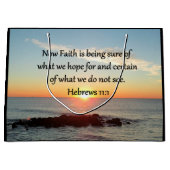 SUNRISE HEBREWS 11:1 PHOTO DESIGN GROOT CADEAUZAKJE (Voorkant)