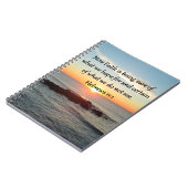 SUNRISE HEBREWS 11:1 PHOTO DESIGN NOTITIEBOEK (Linkerzijde)