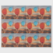 Sunrise Hot Air BallonRide Cadeaupapier (Vlak)