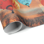 Sunrise Hot Air BallonRide Cadeaupapier (Rol Hoek)