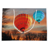 Sunrise Hot Air BallonRide Large Cadeautasje (Voorkant)