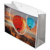 Sunrise Hot Air BallonRide Large Cadeautasje (Achterkant Gekanteld)