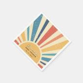 Sunrise  I Retro Sun I Boho Sunshine Servet (Hoek)