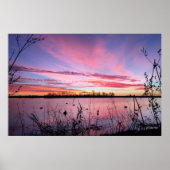 Sunrise in Arkansas Duck Blind Poster (Voorkant)