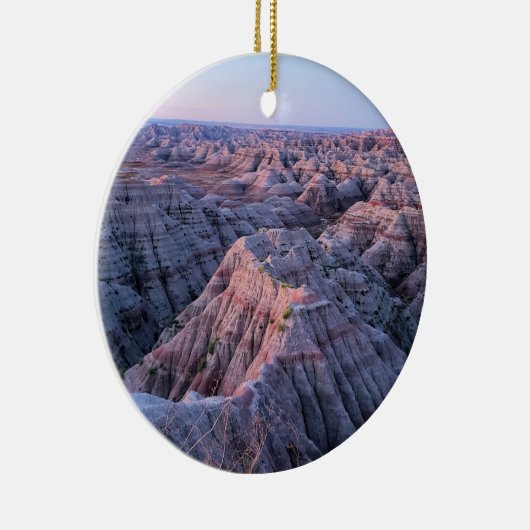 Sunrise in Badlands National Park, South Dakota Keramisch Ornament (Rechts)
