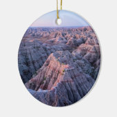 Sunrise in Badlands National Park, South Dakota Keramisch Ornament (Links)