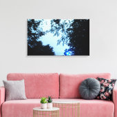 Sunrise in Blue Wrapped Canvas prints (Insitu (Woonkamer))
