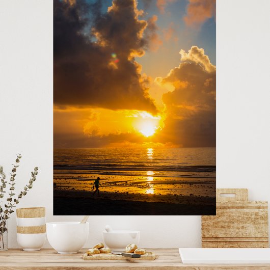 Sunrise in Cape Canaveral, Florida Poster (Keuken)