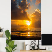 Sunrise in Cape Canaveral, Florida Poster (Thuiskantoor)