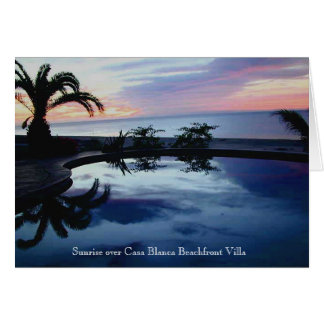 Sunrise in Casa Blanca Beachfront Villa