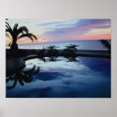 Sunrise in Casa Blanca Beachfront Villa Poster (Voorkant)