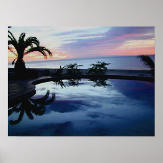 Sunrise in Casa Blanca Beachfront Villa Poster