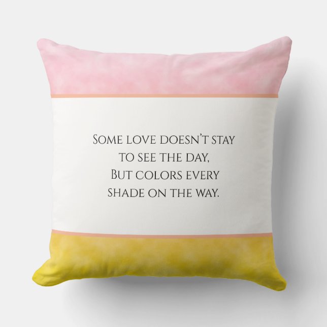 Sunrise in Cotton Candy Skies Kussen (Voorkant)