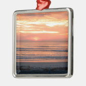 Sunrise in Daytona Beach, FL Metalen Ornament (Links)