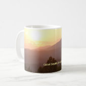 Sunrise in de Grote Smoky Mountains, Mok (Voorkant links)