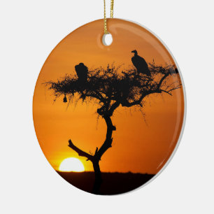 Sunrise in de Masai Mara, Kenia Keramisch Ornament