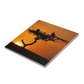 Sunrise in de Masai Mara, Kenia Tegeltje (Zijkant)