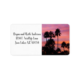 Sunrise in Gilbert, AZ Etiket