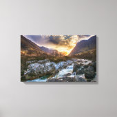Sunrise in Glen Coe, Schotse Hooglanden Canvas Afdruk (Voorkant)