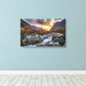 Sunrise in Glen Coe, Schotse Hooglanden Canvas Afdruk (Insitu (Houten vloer))
