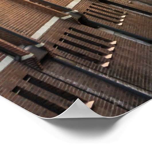 Sunrise in Hamburg Poster (Hoek)