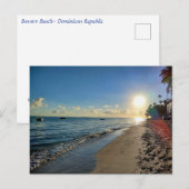 SUNRISE IN HET BAVARO-BRIEFKAART BRIEFKAART (Voorkant / Achterkant)